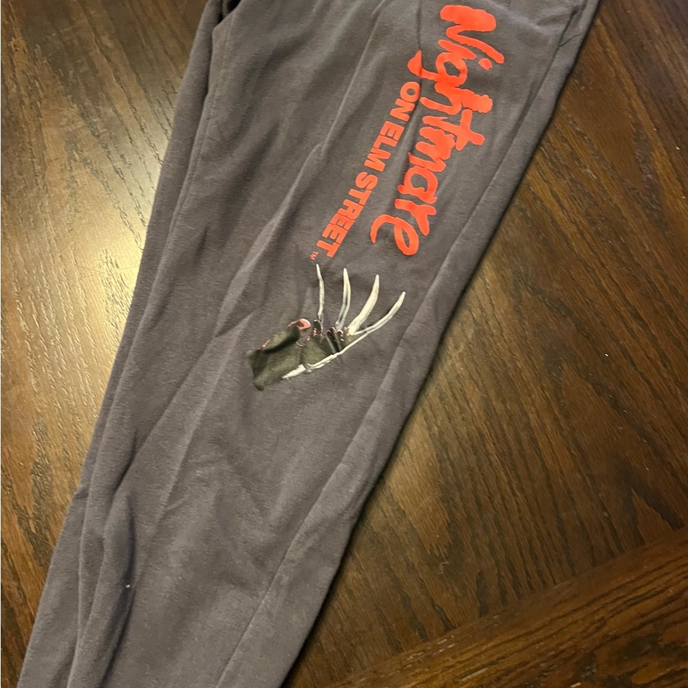 Nightmare on Elm Street Freddy Krueger Jogger Sweatpants Men’s Large Gray